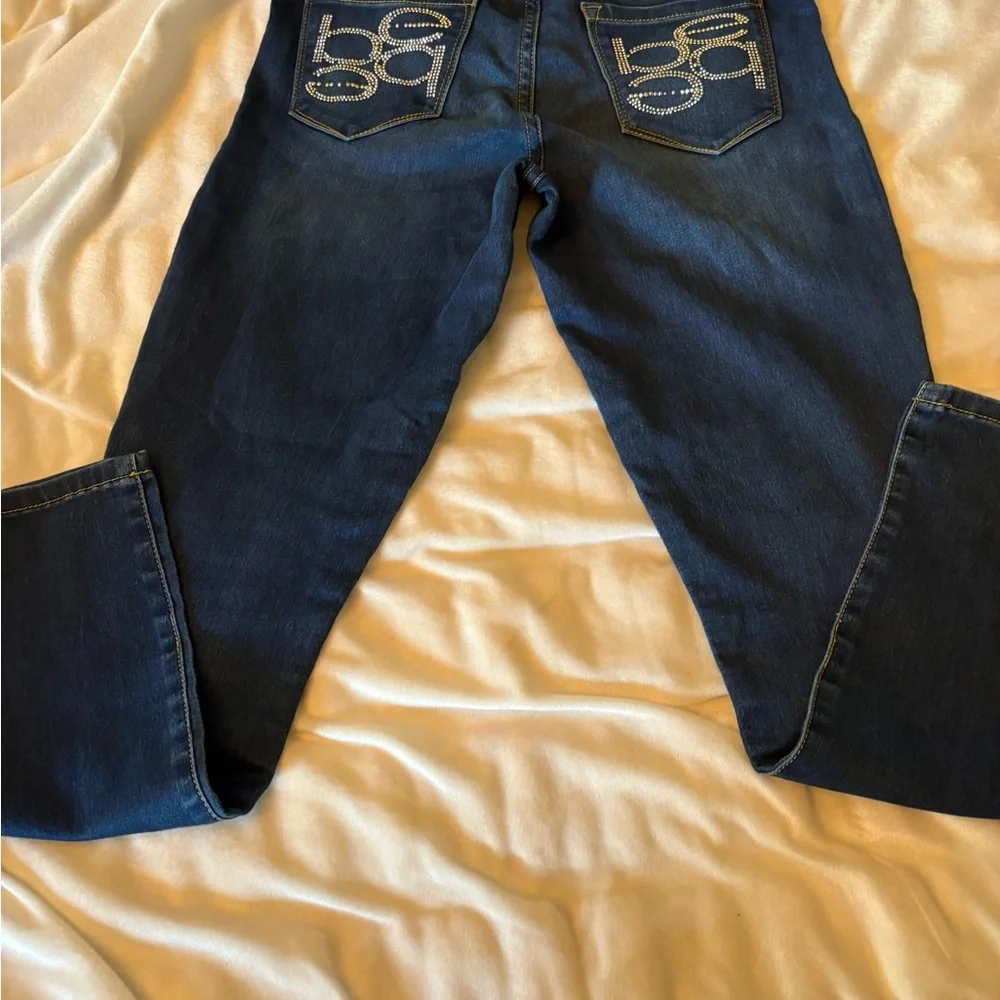bebe Dark Blue Skinny Jeans - Slim Stretch Denim size 26